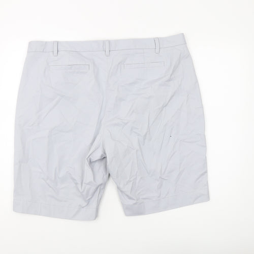 Marks and Spencer Women's Grey Chino Shorts Size 22
