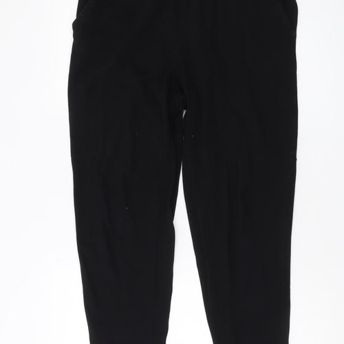 Divided Women's Black Cotton Trousers S Casual