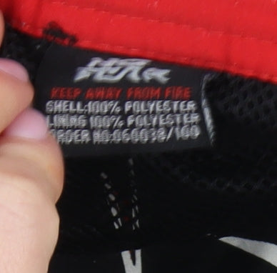 Men's Graphic Black Board Shorts - Rock Style Size S