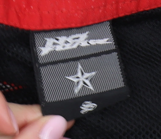 Men's Graphic Black Board Shorts - Rock Style Size S