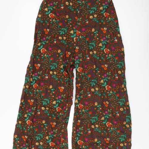 Generation Women's Multicoloured Floral Wide-Leg Trousers