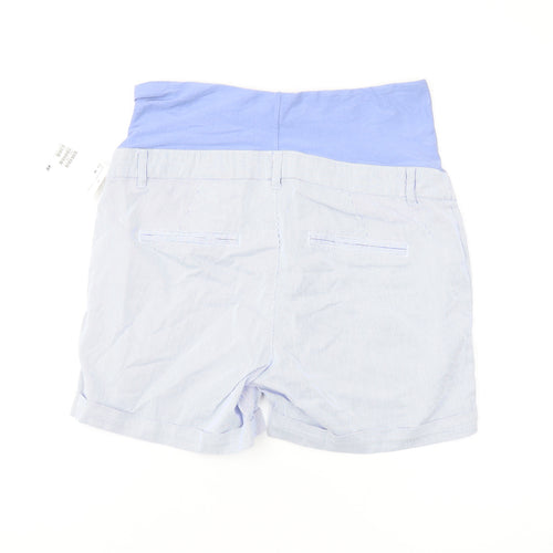 H&M Women's Blue Maternity Chino Shorts Size 10