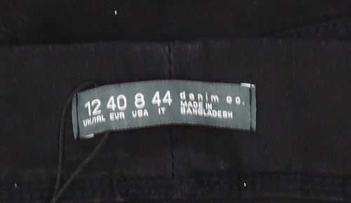 Denim Co. Women's Black Slim Fit Jegging Size 12