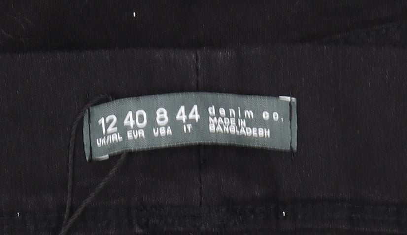 Denim Co. Women's Black Slim Fit Jegging Size 12