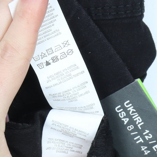 Denim Co. Women's Black Slim Fit Jegging Size 12