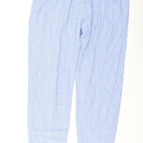 Patra Women’s Blue Striped Jogger Trousers, M