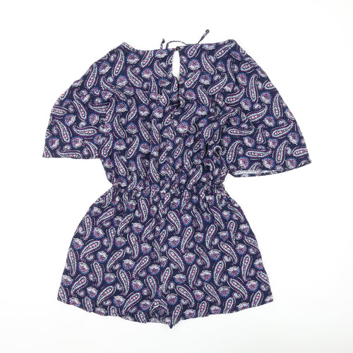 Lumière Women's Multicoloured Paisley Playsuit L