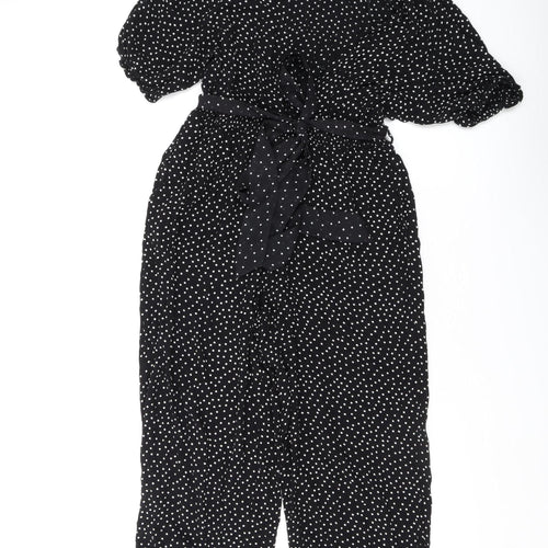 Accessorize Black Polka Dot Women's Jumpsuit Size 6