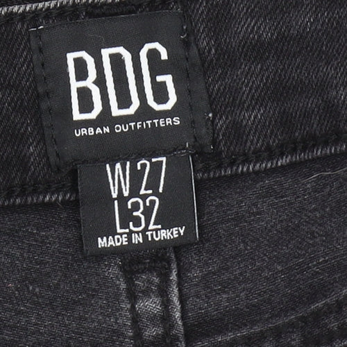 BDG Women's Black Straight Jeans, Size 27 Regular