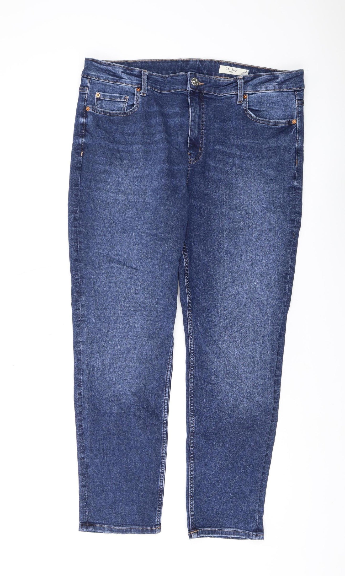 Marks and Spencer Women's Blue Skinny Jeans Size 18
