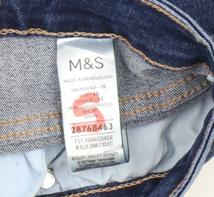 Marks and Spencer Women's Blue Skinny Jeans Size 18