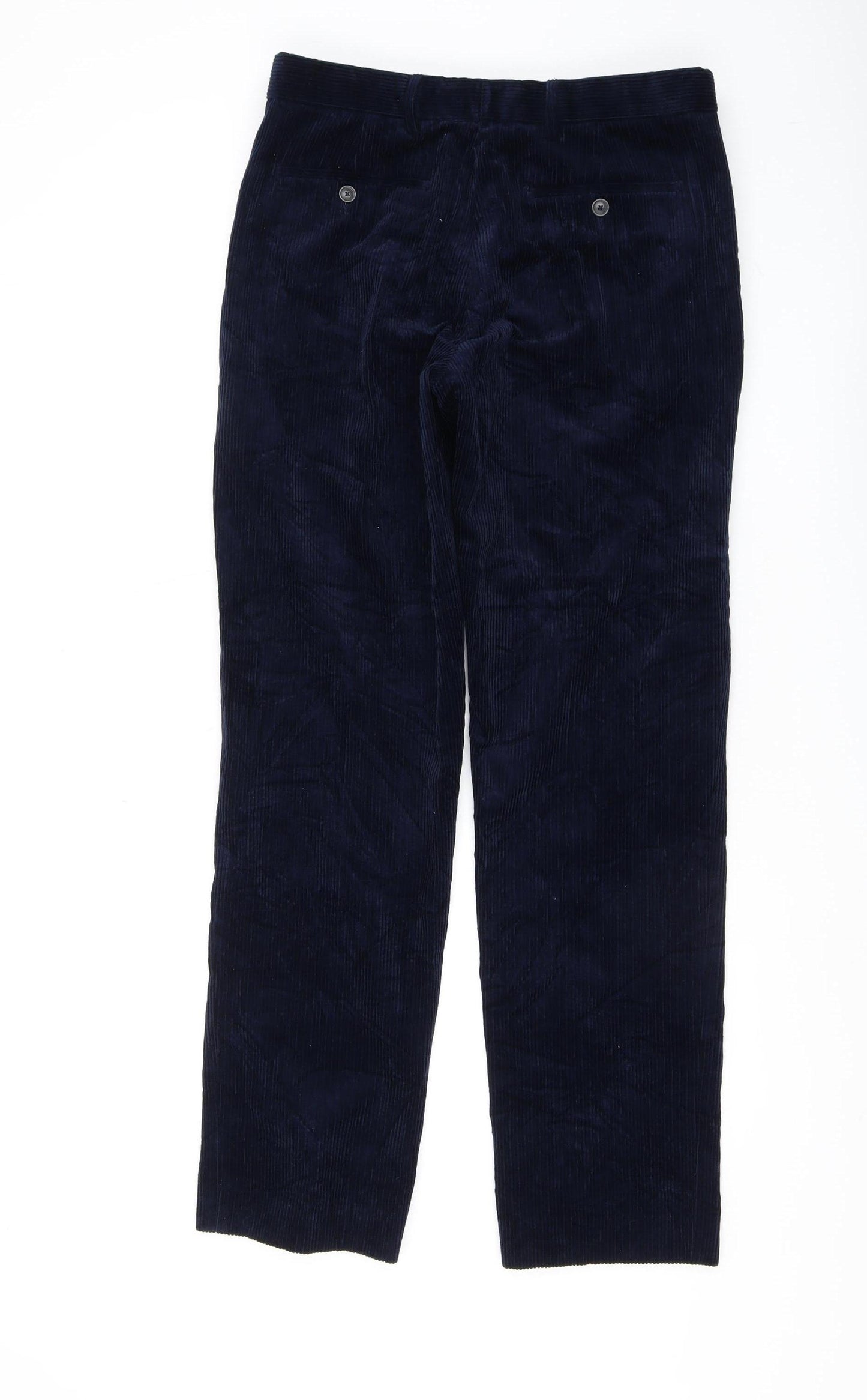 Marks and Spencer Men's Blue Chino Trousers