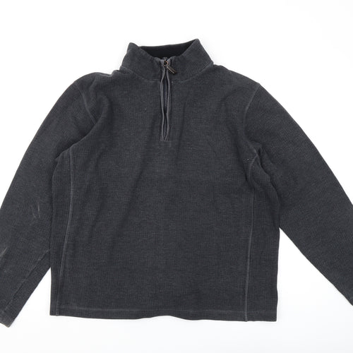 John Lewis Men's Black Large Pullover Sweatshirt