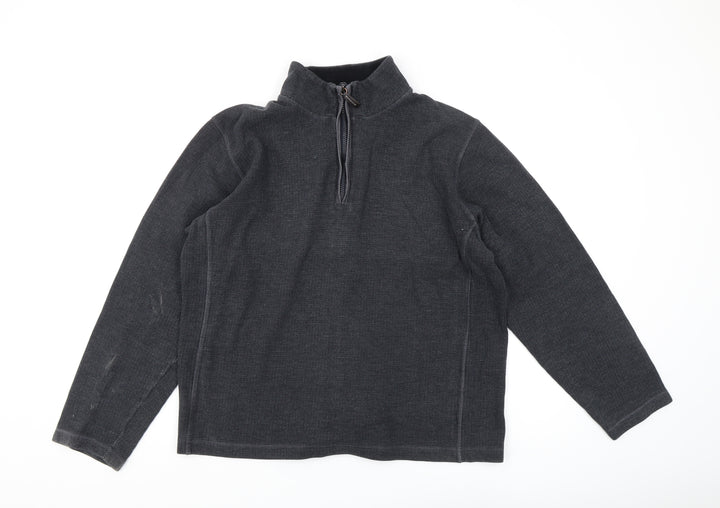 John Lewis Men's Black Large Pullover Sweatshirt