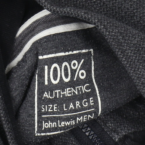 John Lewis Men's Black Large Pullover Sweatshirt