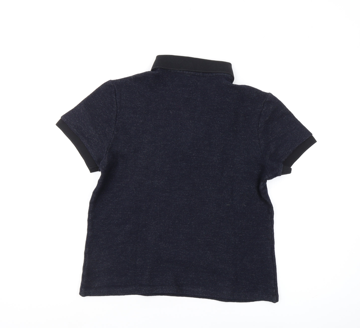 Nicole Farhi Women's Blue Collared Jumper M