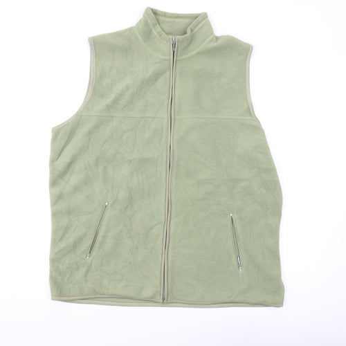 EWM Women's Green Fleece Vest XL