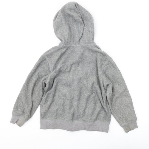 GAP Boys Grey Full Zip Hoodie 6-7 Years Hooded
