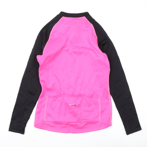 RIDGE Women's Pink Cycling Jersey, Size 10, Athletic Fit