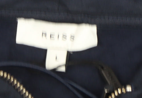 Reiss Men's Blue Hooded Jacket L Size Casual