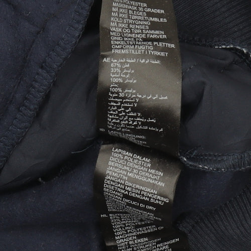 Reiss Men's Blue Hooded Jacket L Size Casual
