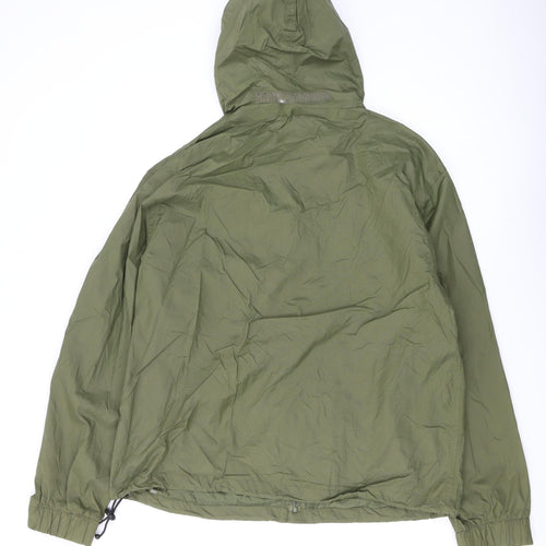 Regatta Men's Green Waterproof Hooded Rain Coat M