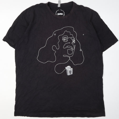 Next Level Apparel Men's Black XL Graphic Music T-Shirt