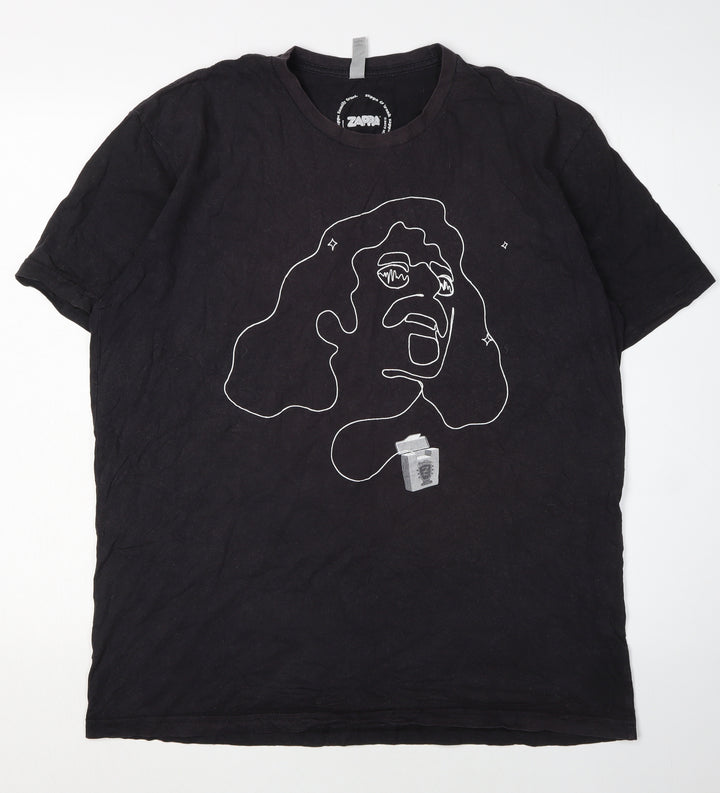 Next Level Apparel Men's Black XL Graphic Music T-Shirt