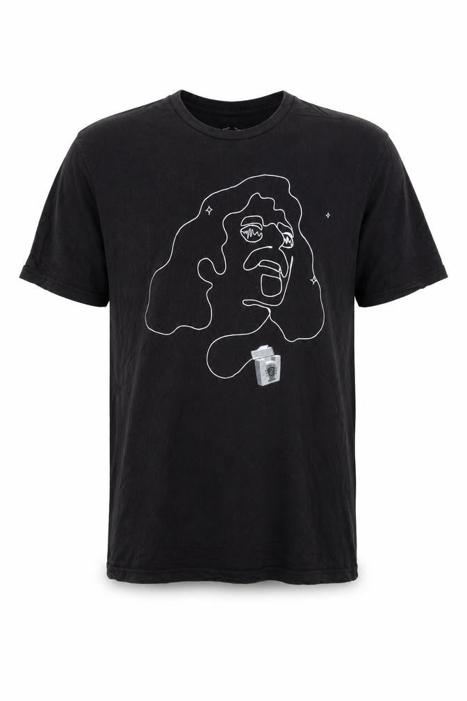 Next Level Apparel Men's Black XL Graphic Music T-Shirt
