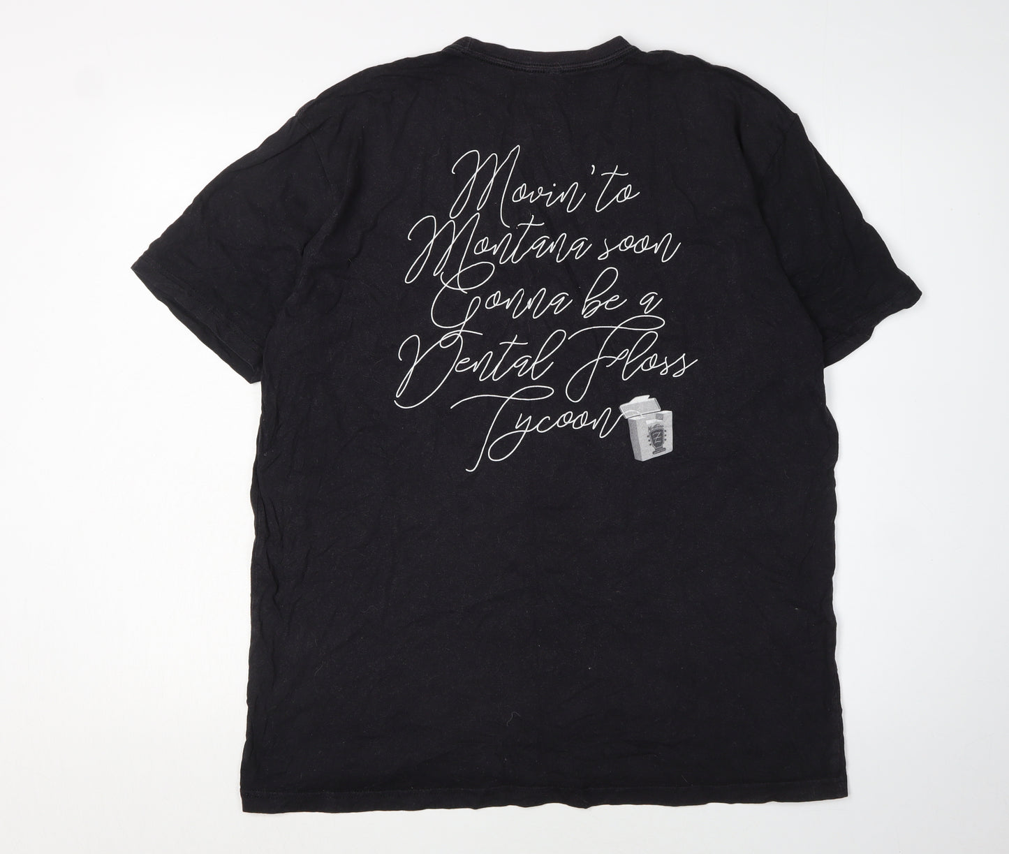 Next Level Apparel Men's Black XL Graphic Music T-Shirt