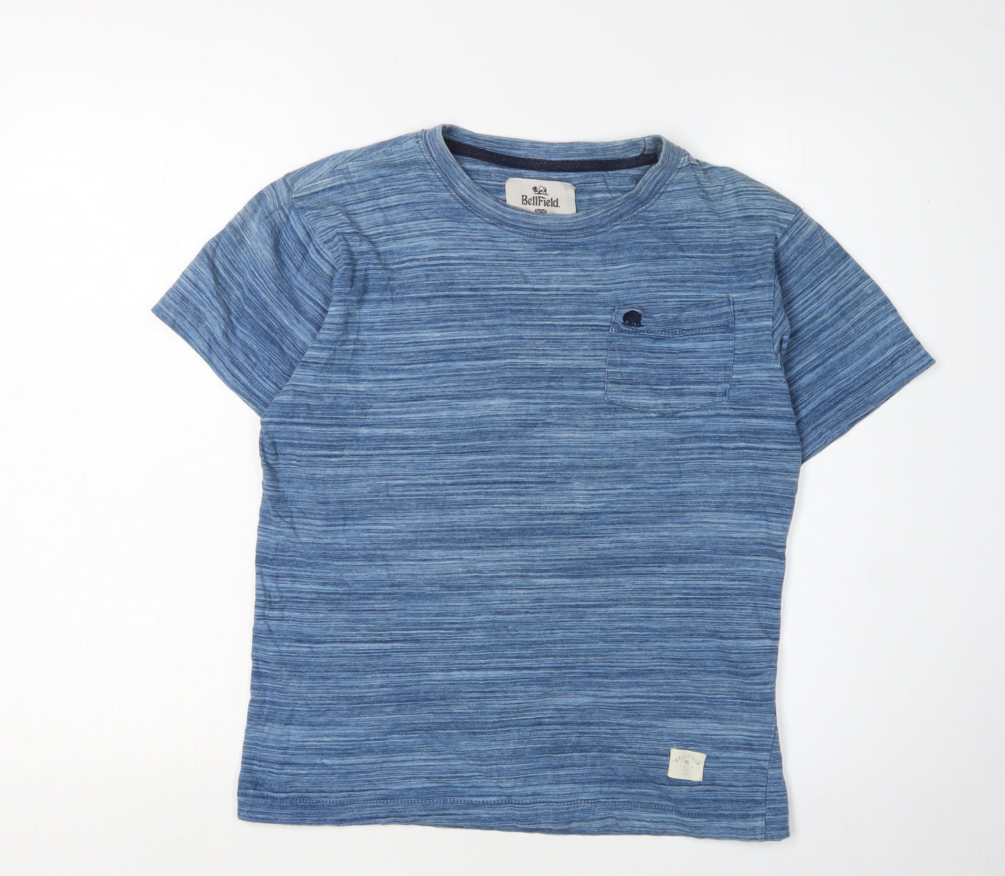 Bellfield Men's Small Blue Crew Neck T-Shirt