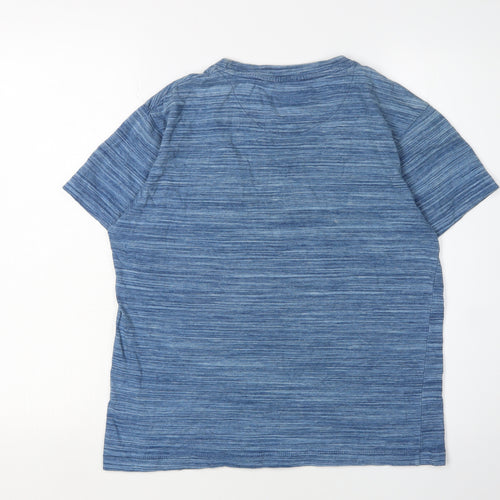 Bellfield Men's Small Blue Crew Neck T-Shirt
