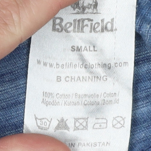 Bellfield Men's Small Blue Crew Neck T-Shirt