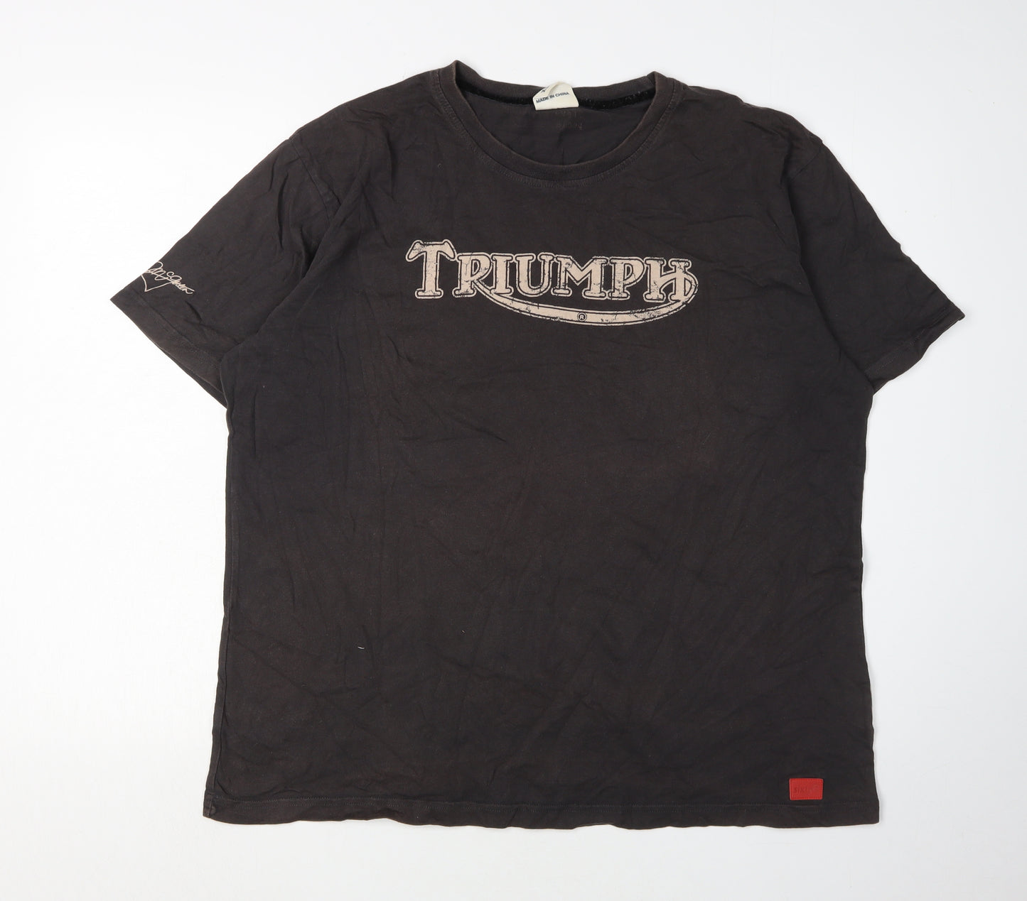 Triumph Men's Black XL Motorcycle T-Shirt