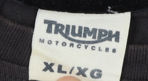 Triumph Men's Black XL Motorcycle T-Shirt