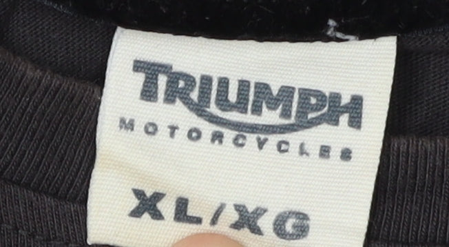 Triumph Men's Black XL Motorcycle T-Shirt