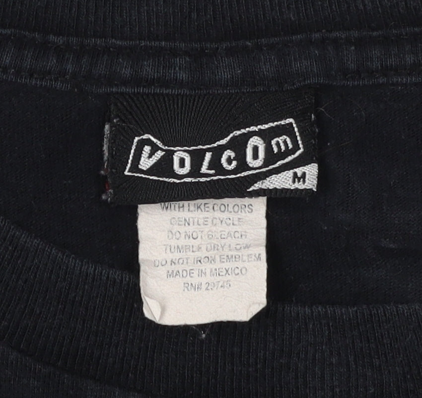 Volcom Men's Black Graphic Cotton T-Shirt, M
