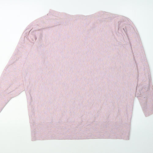 Monsoon Women's Pink Pullover Jumper, Size L, Casual