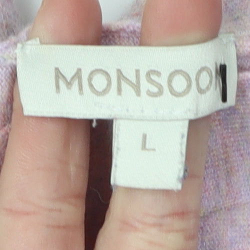 Monsoon Women's Pink Pullover Jumper, Size L, Casual