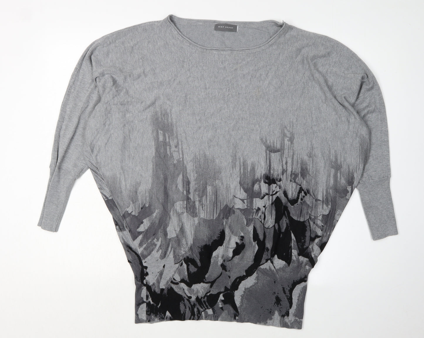 Mint Velvet Women's Grey Pullover Jumper Size 18