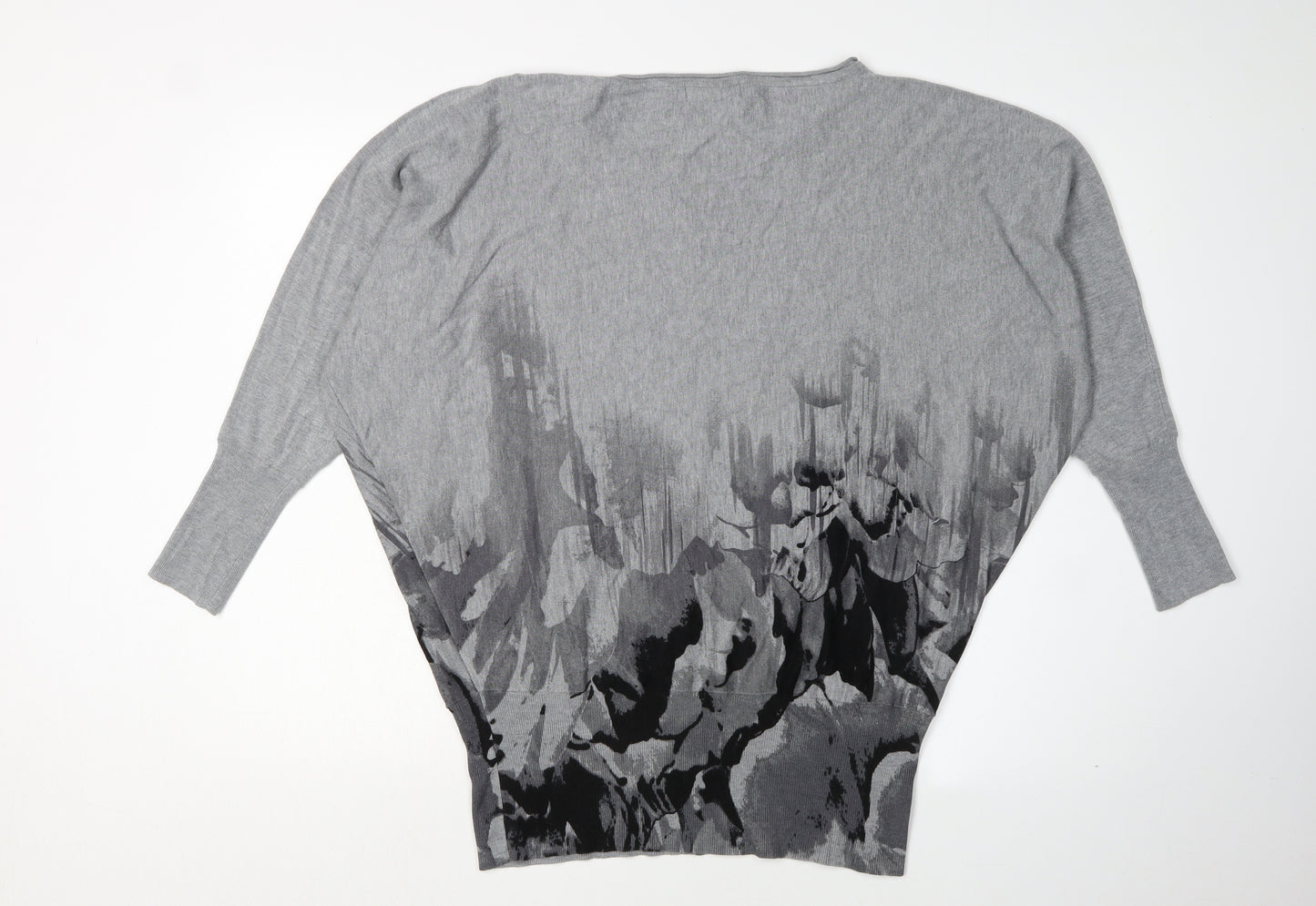 Mint Velvet Women's Grey Pullover Jumper Size 18