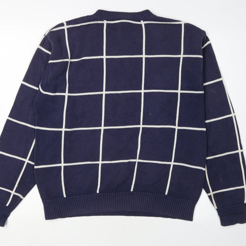 Warner Bros Unisex Blue Checked Sports Pullover S