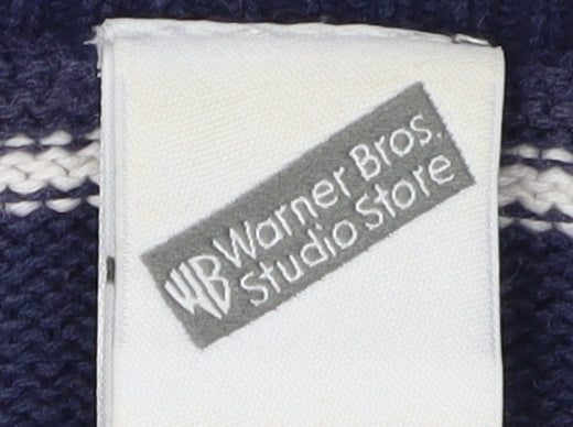 Warner Bros Unisex Blue Checked Sports Pullover S