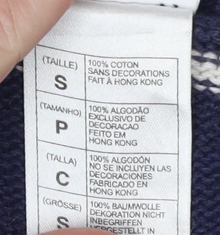 Warner Bros Unisex Blue Checked Sports Pullover S