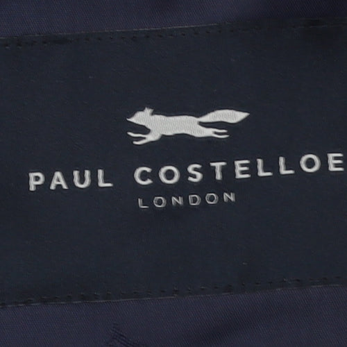 Paul Costelloe Men's Blue Blazer, 38, Single-Breasted