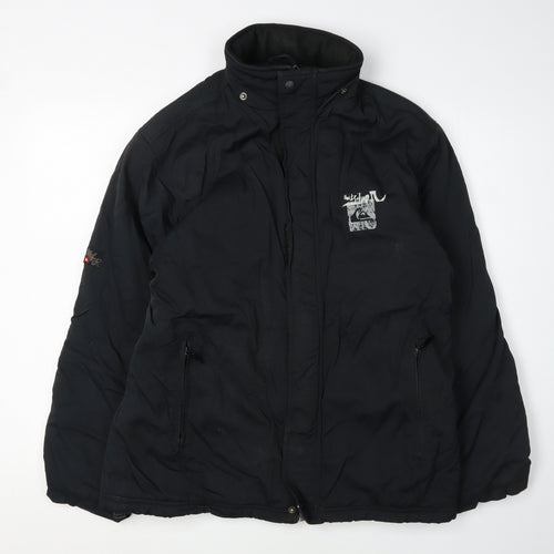 Quiksilver Unisex Black Mid-Length Winter Jacket