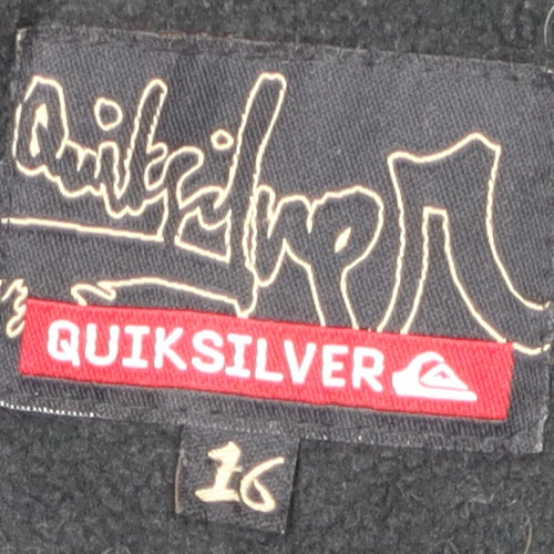 Quiksilver Unisex Black Mid-Length Winter Jacket