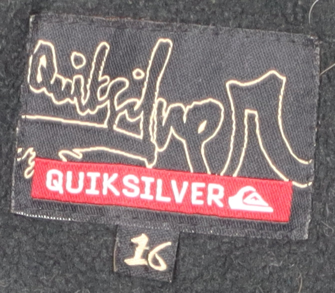 Quiksilver Unisex Black Mid-Length Winter Jacket