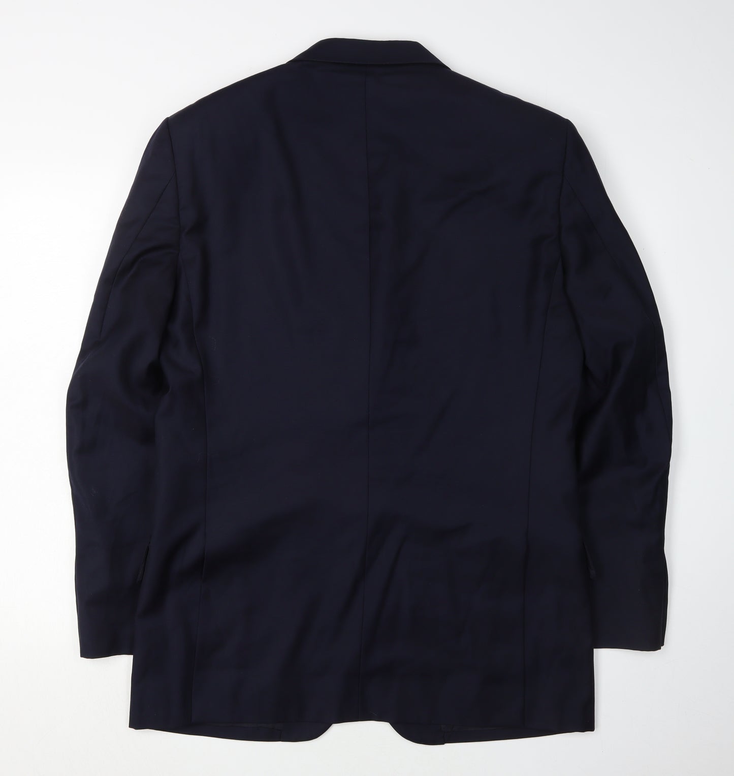 T.M. Lewin Men's Blue Wool Blazer, Size 40R, Formal