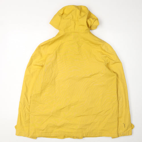 Joules Women's Yellow Parka Jacket Size 14 Casual